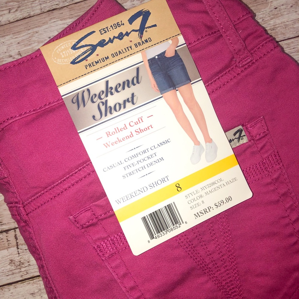 7 Mankind Weekend Shorts Size 8